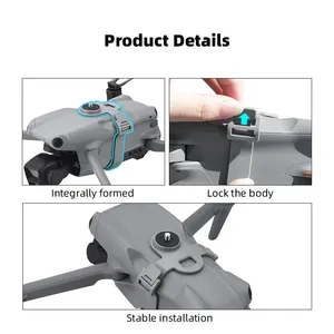 UAV Top Suporte de Extensão para DJI Air 3S/Air <span class=keywords><strong>3</strong></span> Suporte de Extensão para Acção <span class=keywords><strong>3</strong></span>/4/Gopro 11/10/Insta360 X3 Drone Acessório - Product Image 6