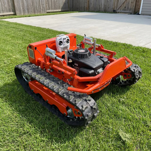 Tondeuse robot DIY télécommandée sans fil à rotation 360°, désherbeuse à essence 4 temps 650W à décharge arrière pour jardin professionnel - Product Image 6