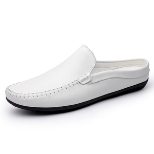 Nuevas Sandalias de Verano para Hombre, Talla Grande, de Cuero Vacuno Crudo, sin Talón, con Puntera Cubierta, de Cuero Genuino, a la Moda - Product Image 3