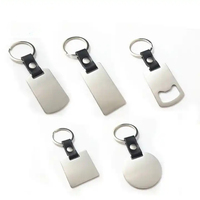 Porte-clés en époxy simple gravé au laser Bracelet en cuir en alliage de zinc par sublimation Porte-clés en acier inoxydable à code QR en métal personnalisé