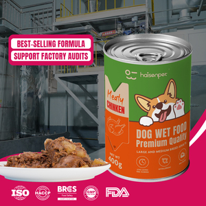 Comida Húmeda Premium para Perros Haisenpet, Comida Enlatada para Mascotas, Carne Fresca, Alta en Proteínas, Nutrición Completa, Fórmula para Adultos, Suministro Directo de Fábrica - Product Image 1