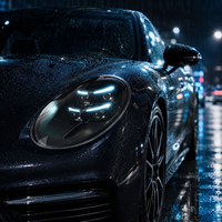 Ensemble de phares LED BK pour Porsche 911 2013-2018 992, style Matrix, accent bleu, DRL, clignotants séquentiels, Plug and Play
