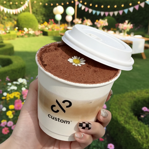 Gobelets jetables transparents à double paroi en PET de 16 oz, 20 oz, 25 oz pour café à emporter, avec fond arrondi, pour l'extérieur - Product Image 6