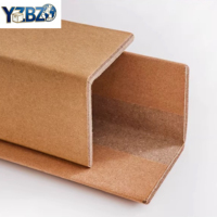 Protecteur d'angle en carton kraft durable pour palettes de marchandises, protection anti-collision
