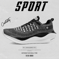 Chaussures de course marathon pour couples, nouvelle collection été 2025, transfrontalières, ajourées, respirantes, amortissantes, légères, colorées