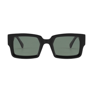 Gafas de sol rectangulares unisex con montura completa, montura negra, protección UV400, protección solar para adultos - Product Image 1