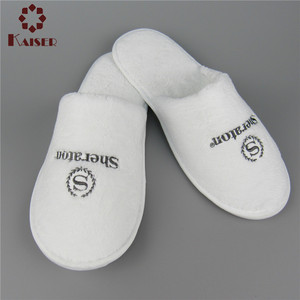 Pantofole usa e getta <span class=keywords><strong>in</strong></span> cotone di lino per Hotel di lusso disegni di moda di alta qualità Logo personalizzato <span class=keywords><strong>vendita</strong></span> all'ingrosso - Product Image 3