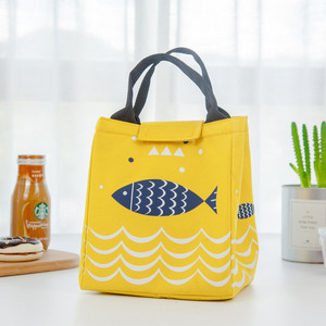 Sac à déjeuner isotherme portable en tissu <span class=keywords><strong>Oxford</strong></span> thermosoudé avec fermeture éclair et <span class=keywords><strong>poignée</strong></span>, idéal pour les enfants à l'école - Product Image 6