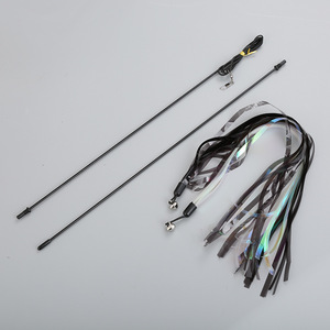 Juguete Interactivo Ecológico para Mascotas con Plumas y Láser, con Campana Divertida y Tiras de Colores para Gatos - Product Image 6