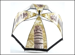 OEM personnalisé 28 pouces 8K impression dôme poignée ronde rose <span class=keywords><strong>transparent</strong></span> <span class=keywords><strong>parapluie</strong></span> - Product Image 2
