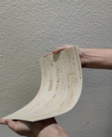 Panneau décoratif flexible en pierre 3D pour murs intérieurs et extérieurs, texture travertin imprimée, imperméable