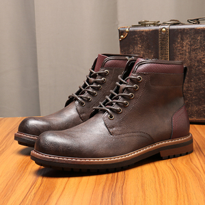 Botas de Hombre de Cuero Puro Resistentes al Desgaste, Fabricación Profesional, Personalizables, Económicas, Formales, con Diseño - Product Image 3