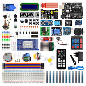 Kit de Démarrage Complet pour Projet Éducatif STIM, Loisir Créatif DIY et Apprentissage Programmable avec Module de Circuit Électronique pour Carte R3 <span class=keywords><strong>Arduino</strong></span> - Product Image 1