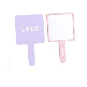 Custom Logo Printed Top Seller <b>Lighted</b> Travel Makeup <b>Mirror</b> Desktop Customized Logo for <b>Make</b> <b>up</b> - Product Image 1