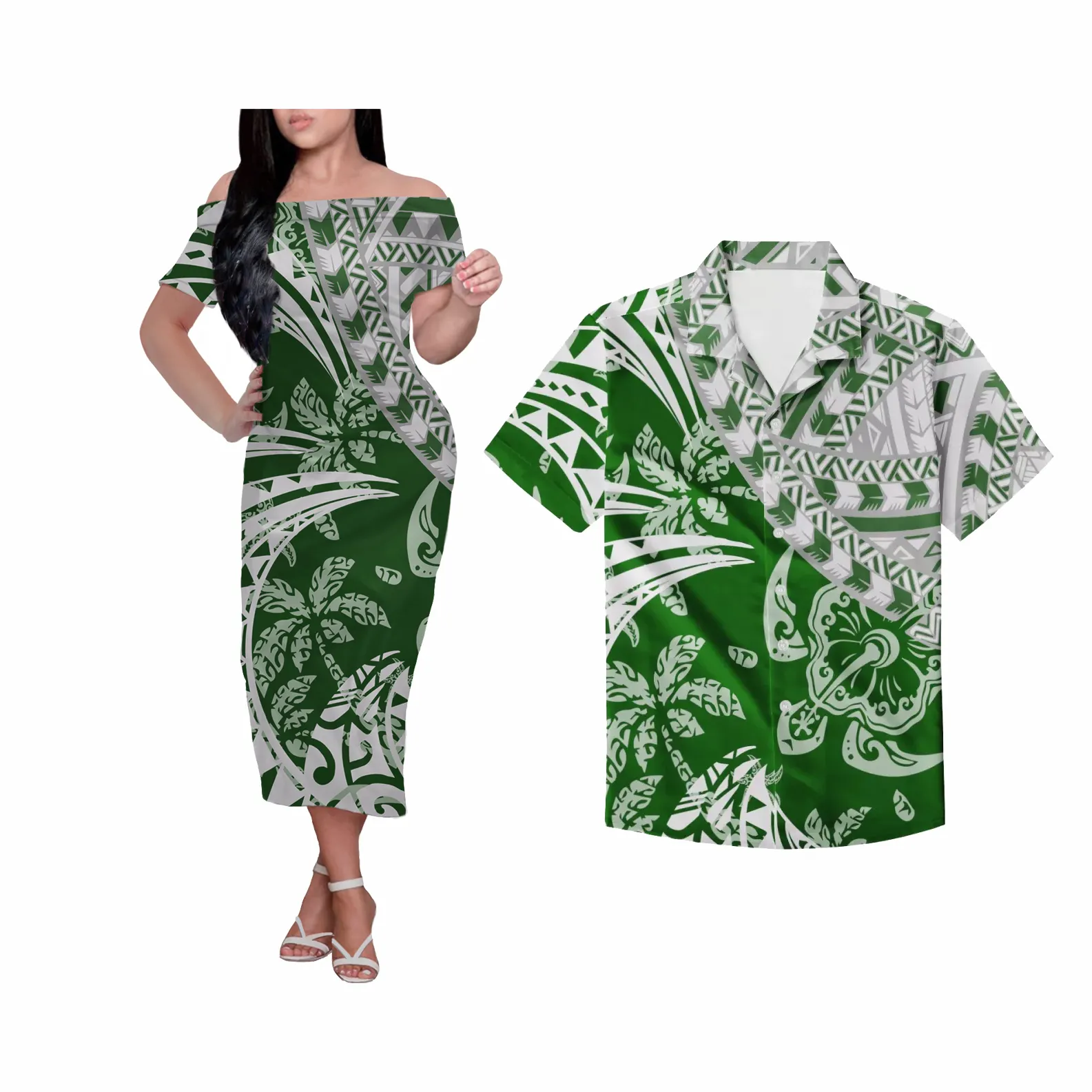 Hawaïenne tortue Coco — robe Tribal décontractée, manches courtes, pour hommes et femmes, costume personnalisé, vêtement confortable pour amoureux