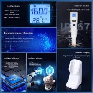 उच्च परिशुद्धता 0.01ph सटीकता Lcd प्रदर्शन पोर्टेबल प्रयोगशाला पानी की गुणवत्ता <span class=keywords><strong>ph</strong></span> मीटर अम्लता और orp परीक्षक - Product Image 2