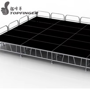 Offre Spéciale 1.22m x 1.22m réglable en plein air danse Concert scène plate-forme Portable Mobile en aluminium événement scène contreplaqué matériel - Product Image 1