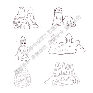 Playa Weij, elementos acuáticos, peceras, acuarios, esculturas de arena para niños, castillos, artesanías de resina mediterránea - Product Image 1