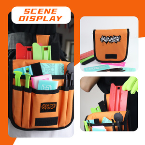 KUNAISI Multi tasca avvolgente in vinile borsa strumenti auto Oxford marsupio cintura in vita per involucro in vinile strumenti - Product Image 4