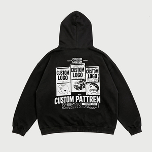 Ropa Urbana, Sudaderas con Estampado de Dibujos Animados, Sudaderas Extra Grandes de Forro Polar para Hombre, Sudadera con Bolsillo y Cremallera Personalizada - Product Image 2