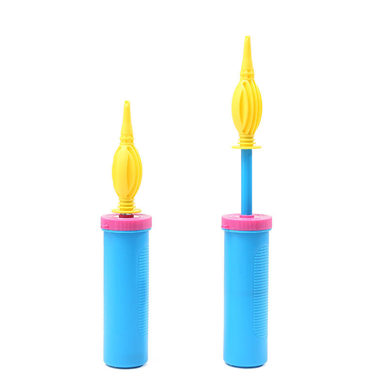 ปั๊มสูบลมยางจากต่างประเทศสีเหลืองสีน้ำเงิน28ซม.