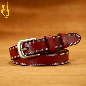 カスタムレザーレディースベルト本革女性用合金バックル付き - Product Image 5