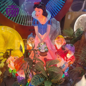 Enchanting Snow White And Seven Dwarfs Led <b>Lamp</b> For Outdoor Christmas And Landscape Festival <b>Decoration</b> Ip65 Waterproof - Product Image 6
