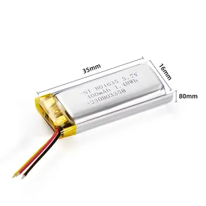 Lithium Ion Lipo Polymber Battery Pack 3.7v 60mah 500mah 850mah 1000mah 400mah Rechargeable
