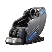 Fauteuil de massage électrique intelligent avec chaleur, luxe, avec fonction Shiatsu, fabriqué en usine, 3D 4D, zéro gravité, spa complet du corps, piste SL