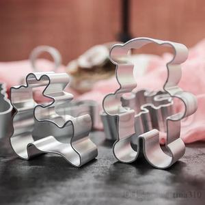 قواطع بسكويت لطيفة على شكل حيوانات تصنعها بنفسك أدوات خبز تزيين المعجنات قالب معدني للحلوى والبسكويت والمعجنات سبائك الألومنيوم - Product Image 3
