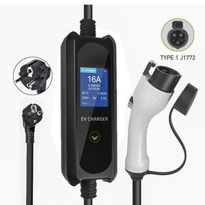 Cargador Portátil para Vehículos Eléctricos Nivel 2, 32A 7kW Tipo 1 con APP, WiFi, Temporizador de Retraso, J1772, para Vehículos Eléctricos y PHEV - Product Image 1