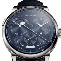SPARKTIME Nouvelle montre pour homme tendance, montre mécanique en cuir pour homme, montre-bracelet 5ATM étanche, lumineuse, sportive, date, montres de luxe pour homme
