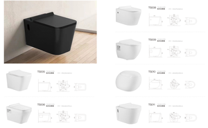 Inodoro de cerámica moderno de alta calidad de fábrica, marca de agua australiana, inodoro de una pieza sin montura montado en el suelo para Baño - Product Image 3