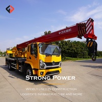 Xinfeigong 12-ton 5-bagian 39-meter Truk Derek Hidrolik Penuh Pompa Mesin Momen Beban Tinggi. Remote Elektro-hidraulik Opsional