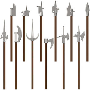 Set de Bloques de Construcción, 12 Estilos, Armas de Soldados Medievales, MOC, Accesorios para Escenas DIY, Compatible con Ladrillos Pequeños, Regalo Educativo para Niños - Product Image 6