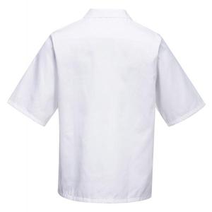 PORTWEST - 2209WHRXS Camisa panaderos manga corta blanca-EAN 5036108121960 CHEFS AND FOOD INDUSTRY WORKWEAR - Product Image 2