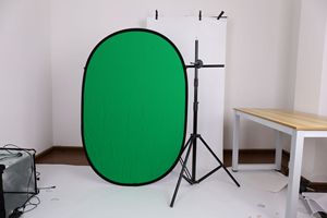 Fondo de Pantalla Verde de 3.2x5.9 pies/1x1.5 m, Telón de Fondo de Chroma Key Verde y Azul Plegable de Nailon para Estudio de Video y Fotografía - Product Image 5