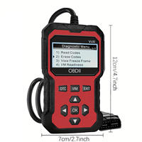 Lecteur de codes OBD2 professionnel V410, analyseur de données en temps réel, diagnostic universel de voyant moteur avec garantie d'un an
