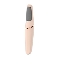 Kit d'outils de pédicure professionnel électrique rechargeable pour enlever les callosités des pieds, exfoliant à double tête pour peau morte avec lumière LED