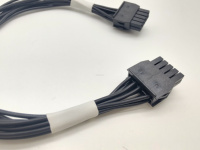 موصل MOLEX 224089 بخطوة 2.5 مم، 10 أطراف، أنثى إلى أنثى، مع أسلاك سوداء مزدوجة الطرفين للوصلات الداخلية والخارجية