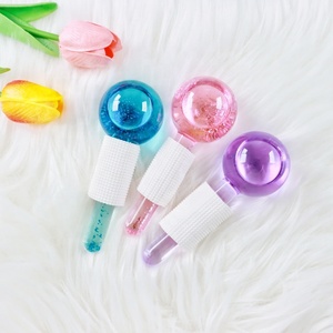 <span class=keywords><strong>Globo</strong></span> de enfriamiento crio mágico de mano, mini masajeador facial, globos de hielo faciales con purpurina - Product Image 1