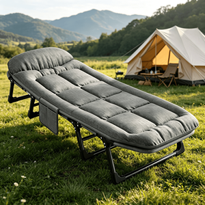 <span class=keywords><strong>Lit</strong></span> moderne en métal pour l'<span class=keywords><strong>extérieur</strong></span>, pliable, pour le camping, le bureau, la sieste, en coton épais, pour la plage, l'hôpital, l'école, le balcon, la cour - Product Image 5