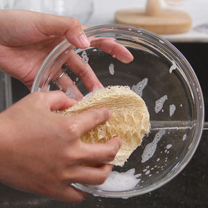 Esun-Éponges à récurer en luffa naturelles biodégradables pour la cuisine et la déchirure Tampons à récurer anti-rayures pour lave-vaisselle - Product Image 6