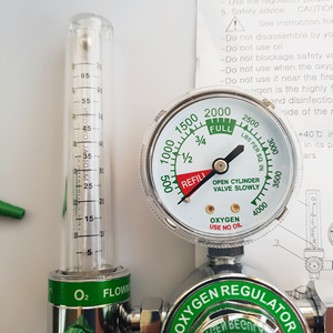 Медицинский регулятор кислорода с большим диапазоном расхода 70 л для газового баллона, регулятор 70 л - Product Image 5