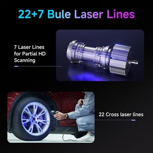 3D-сканер Creality CR-Scan Raptor Pro, 22+7 синих лазеров, точность 0.02 мм, 24-битный цвет, 60 кадров/с, моделирование 5-4000 мм - Product Image 4