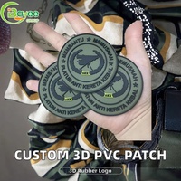 Patchs brodés en PVC souple 3D/2D personnalisés sans minimum de commande, avec logo en relief thermocollant pour chapeaux, sacs et toiles en caoutchouc.