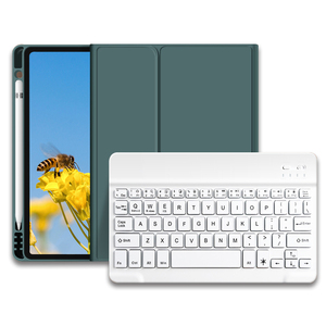 Étui Clavier en Gros pour <span class=keywords><strong>iPad</strong></span> 10e Génération 10.9 <span class=keywords><strong>2022</strong></span> et <span class=keywords><strong>iPad</strong></span> A16 11e Génération 2025 – Housse Intelligente en Cuir PU avec Support pour Crayon - Product Image 1