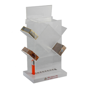 smoke kiosk glass shelves stand custom acrylic case tobacco display rack for sale tobacco display unit cabinet