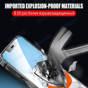 Ensemble <span class=keywords><strong>coque</strong></span> de téléphone 4 en 1 + Film céramique givré de confidentialité Mica + protecteur de verre d'objectif de caméra 3D + support d'anneau pour iPhone14 <span class=keywords><strong>11</strong></span> 12 13 Pro Max - Product Image 5