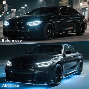 RGB 252 <span class=keywords><strong>LED</strong></span> Underglow Ánh Sáng Dải Kit 4Pcs Cho Bluetooth Ứng Dụng Điều Khiển Đèn Neon Cho Xe Ô Tô Không Thấm Nước PVC Dải 8-Màu Sắc Âm Nhạc - Product Image 6